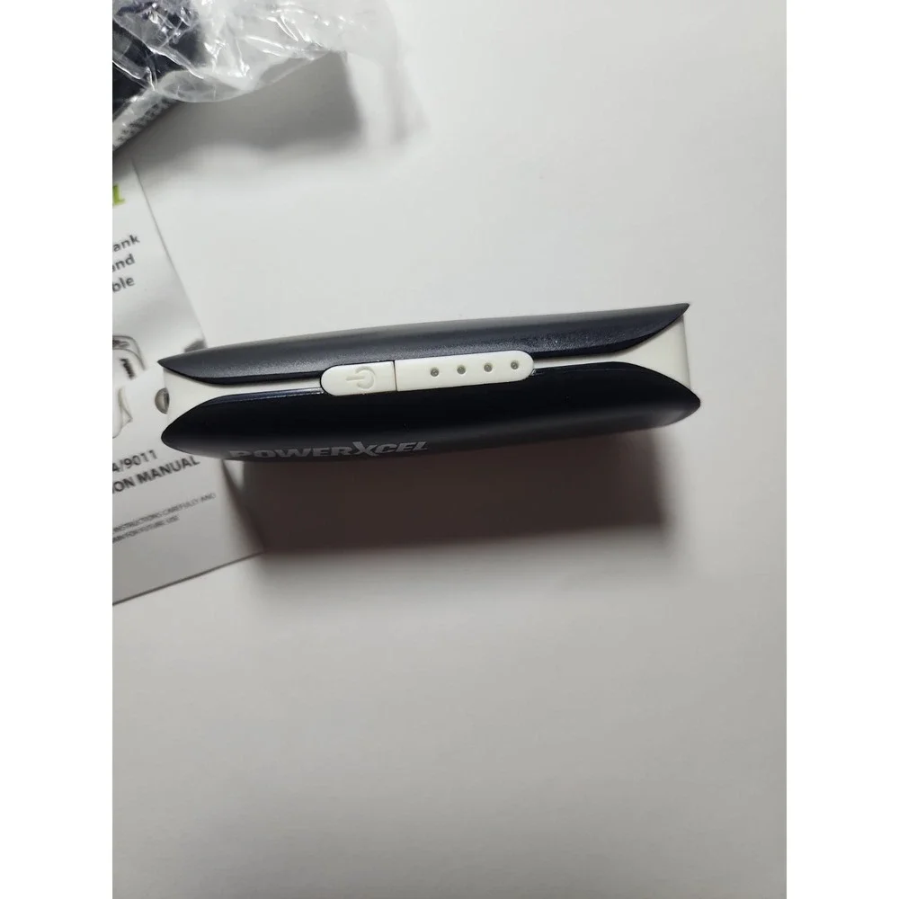 PowerXcel Power Bank Black, 5200 mAh Rapid Charge Portable Charger Thin - NEW